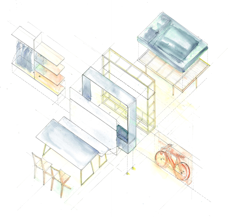 Illustration for article titled A Portable Room-in-a-Box Lets You Move House in an Instant